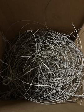 Scrap Metal Recycling: Tangle of Wire for Reprocessing