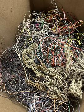 Colorful Scrap Metal Wires for Recycling Collection