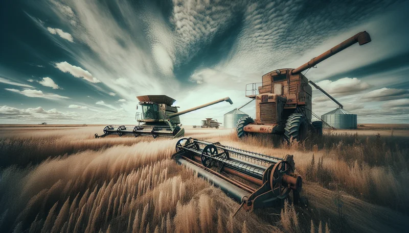 Farm equipment scrap pickup Saskatchewan - best prices for old combines tractors